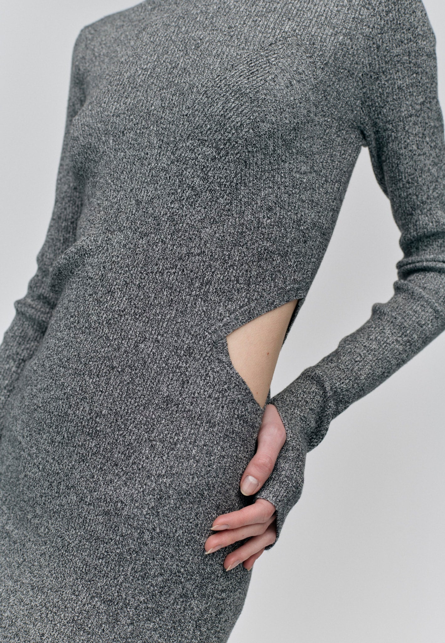 Fabienne Dress - Thunder Grey
