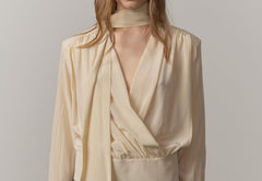 Juan Silk Blouse - Off White